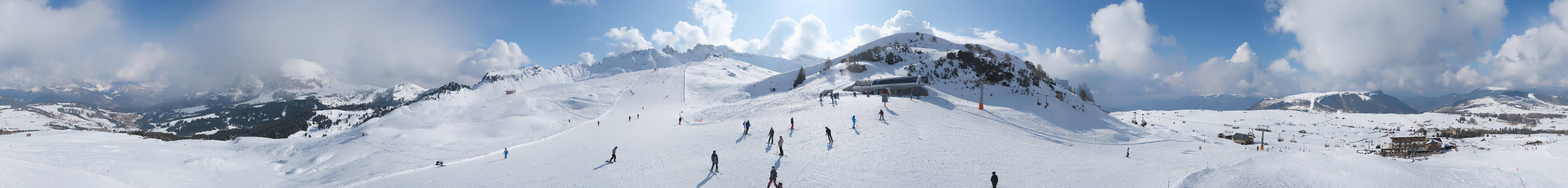 Archiv Foto Webcam Goldknopf auf der Seiser Alm