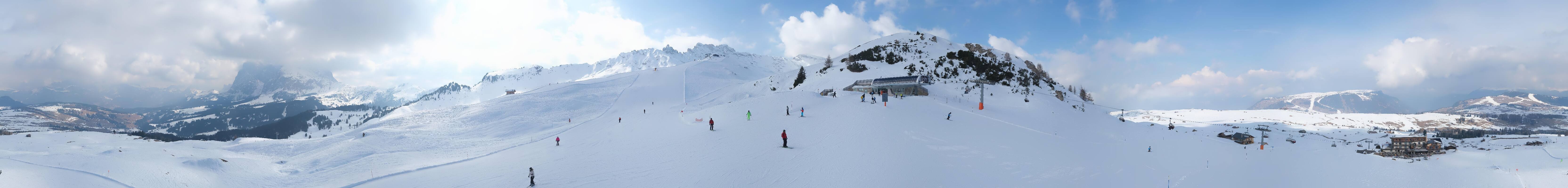 Archiv Foto Webcam Goldknopf auf der Seiser Alm