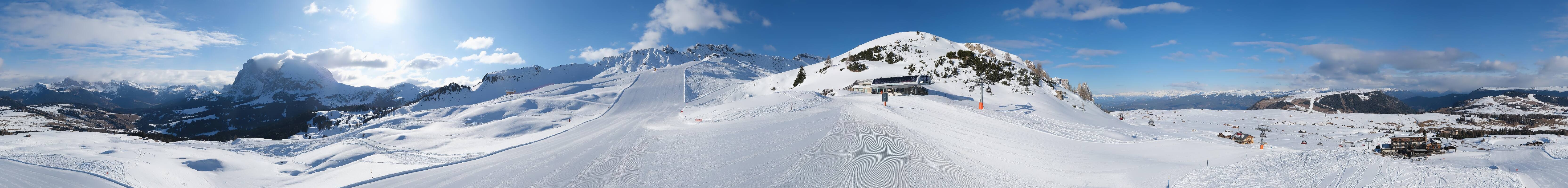 Archiv Foto Webcam Goldknopf auf der Seiser Alm