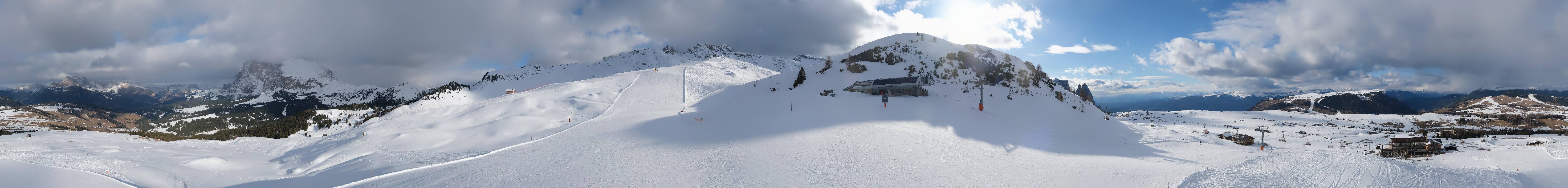 Archiv Foto Webcam Goldknopf auf der Seiser Alm