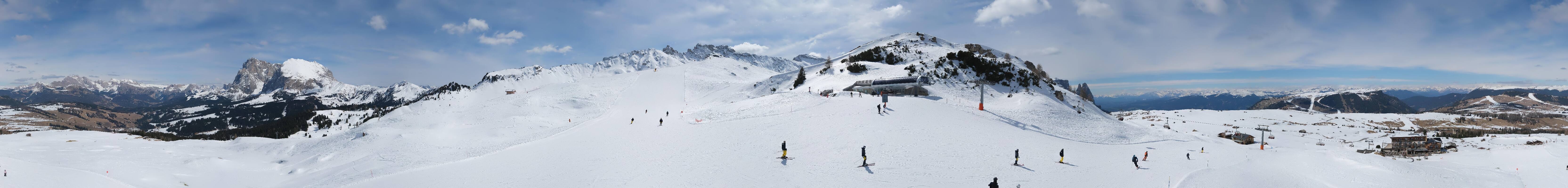 Archiv Foto Webcam Goldknopf auf der Seiser Alm