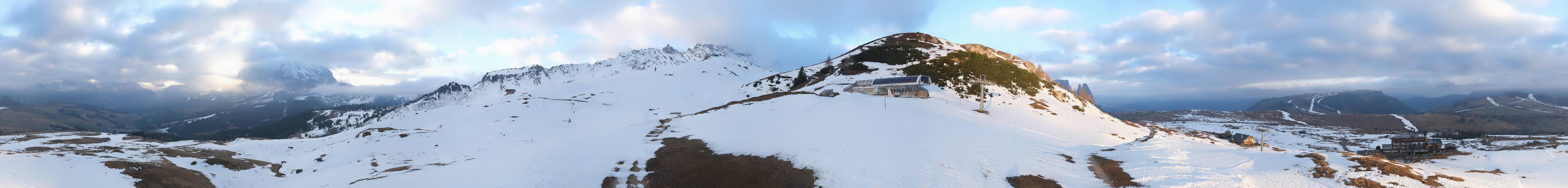 Archiv Foto Webcam Goldknopf auf der Seiser Alm