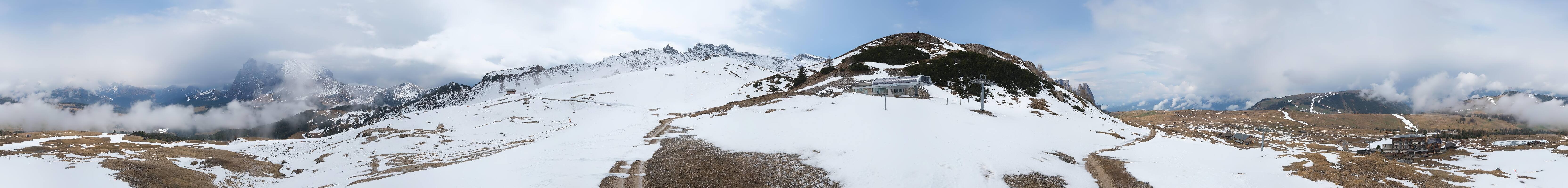 Archiv Foto Webcam Goldknopf auf der Seiser Alm