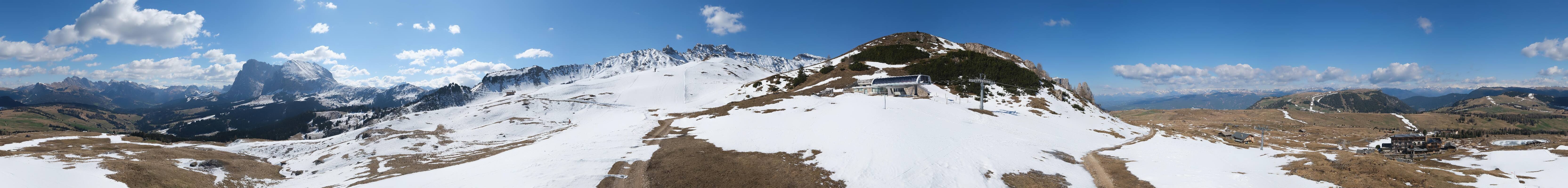 Archiv Foto Webcam Goldknopf auf der Seiser Alm