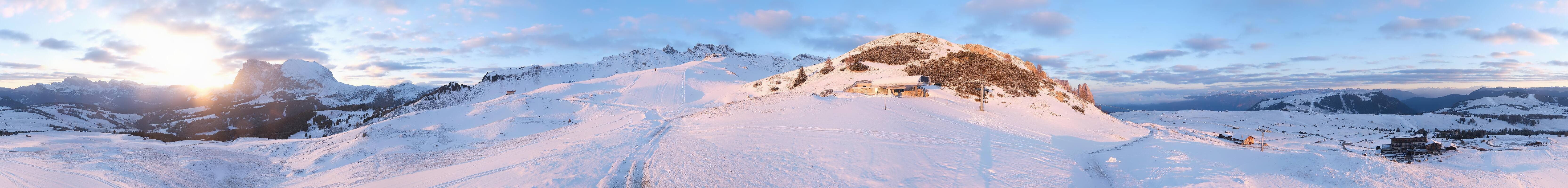 Archiv Foto Webcam Goldknopf auf der Seiser Alm