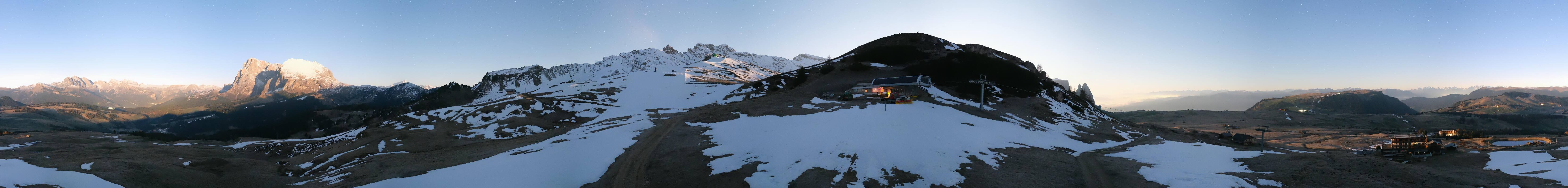 Archiv Foto Webcam Goldknopf auf der Seiser Alm