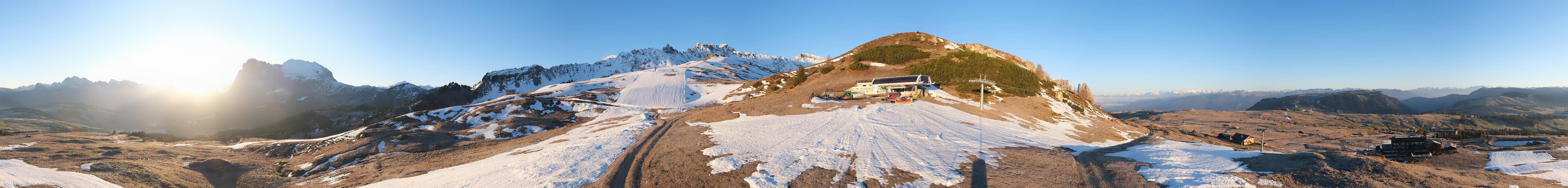 Archiv Foto Webcam Goldknopf auf der Seiser Alm