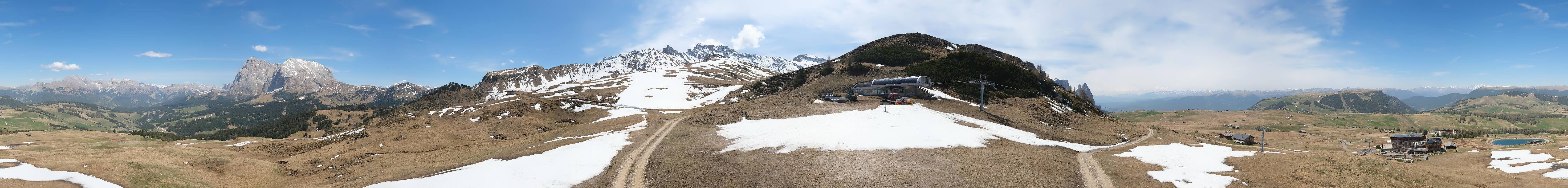 Archiv Foto Webcam Goldknopf auf der Seiser Alm