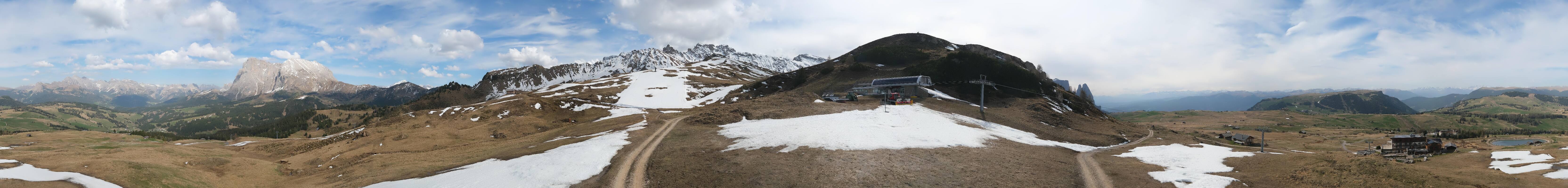 Archiv Foto Webcam Goldknopf auf der Seiser Alm