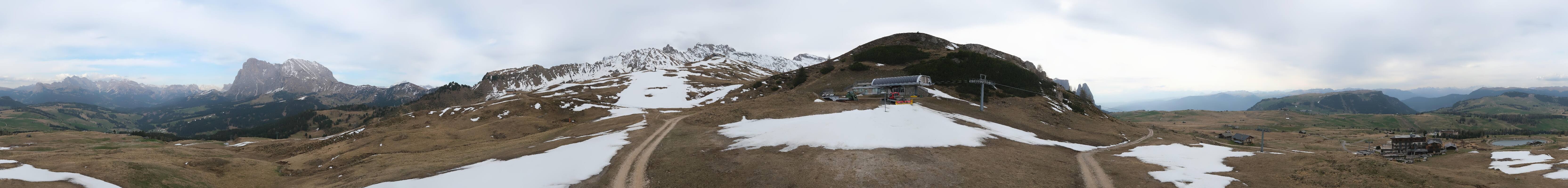 Archiv Foto Webcam Goldknopf auf der Seiser Alm