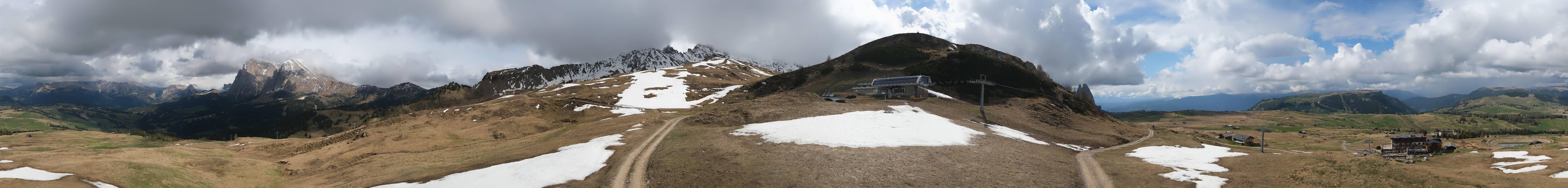 Archiv Foto Webcam Goldknopf auf der Seiser Alm