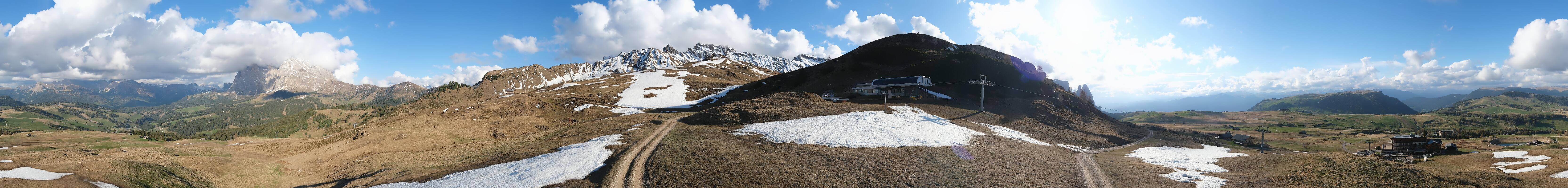 Archiv Foto Webcam Goldknopf auf der Seiser Alm