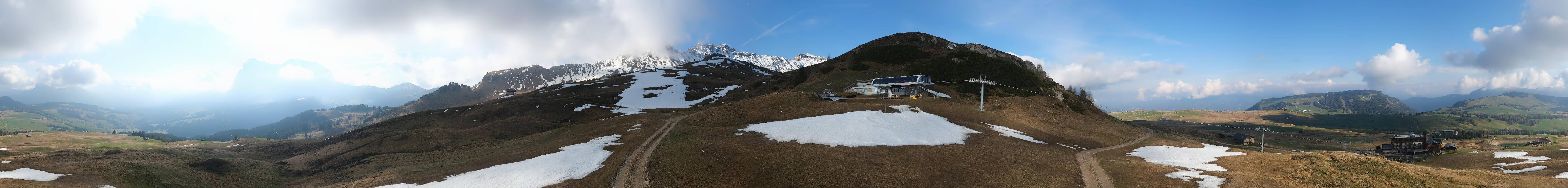 Archiv Foto Webcam Goldknopf auf der Seiser Alm