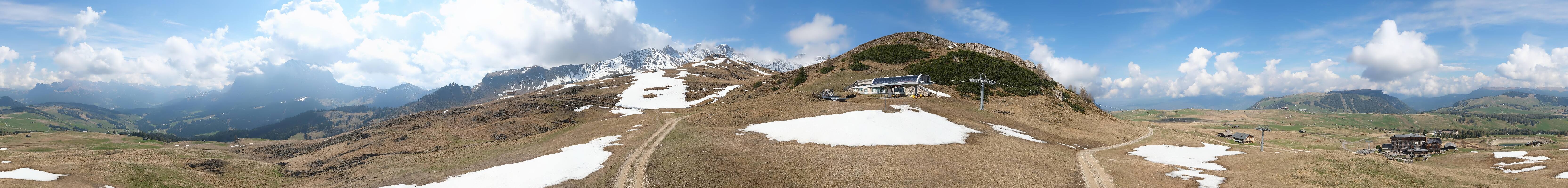 Archiv Foto Webcam Goldknopf auf der Seiser Alm