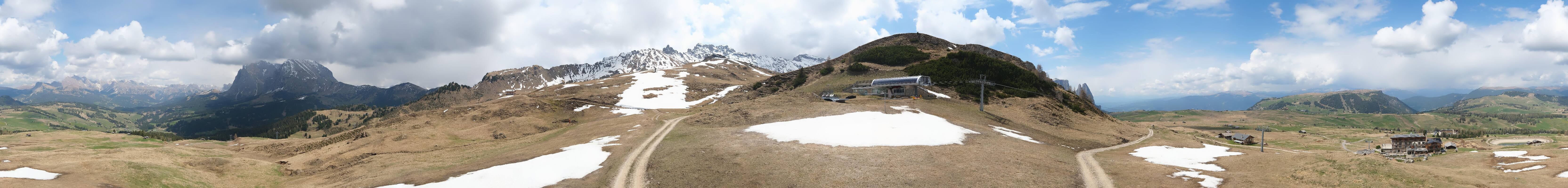 Archiv Foto Webcam Goldknopf auf der Seiser Alm