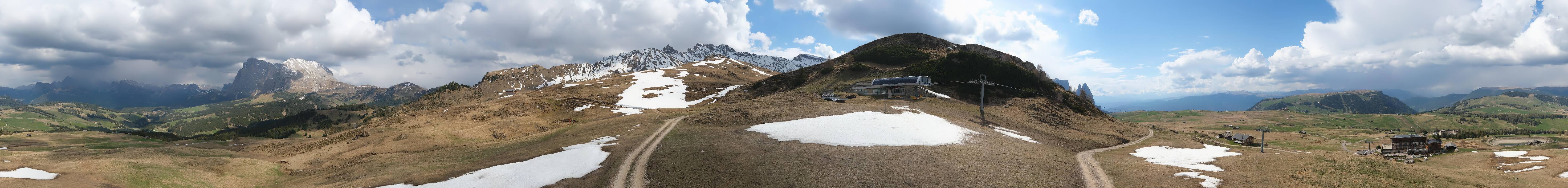 Archiv Foto Webcam Goldknopf auf der Seiser Alm
