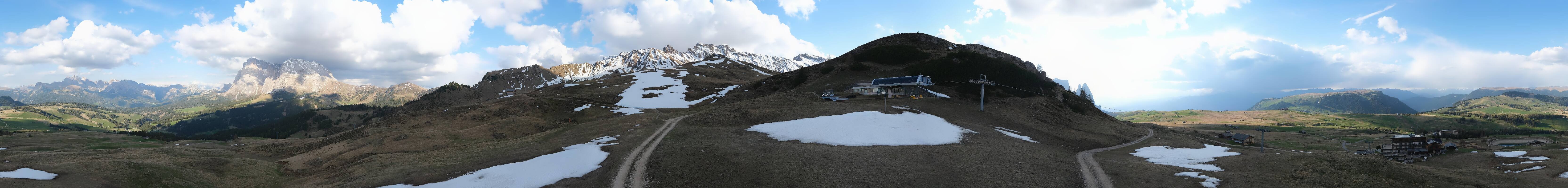 Archiv Foto Webcam Goldknopf auf der Seiser Alm