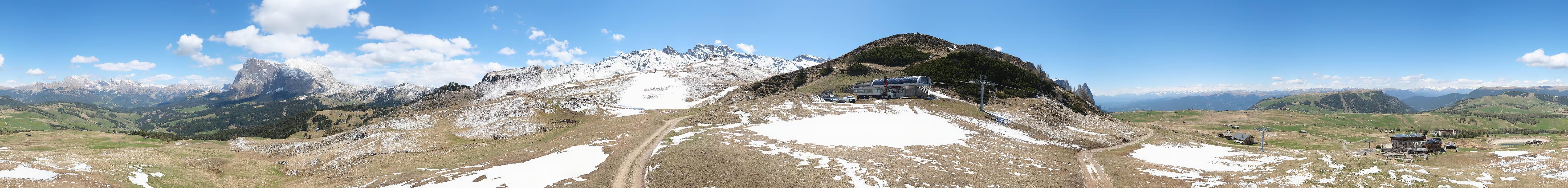 Archiv Foto Webcam Goldknopf auf der Seiser Alm