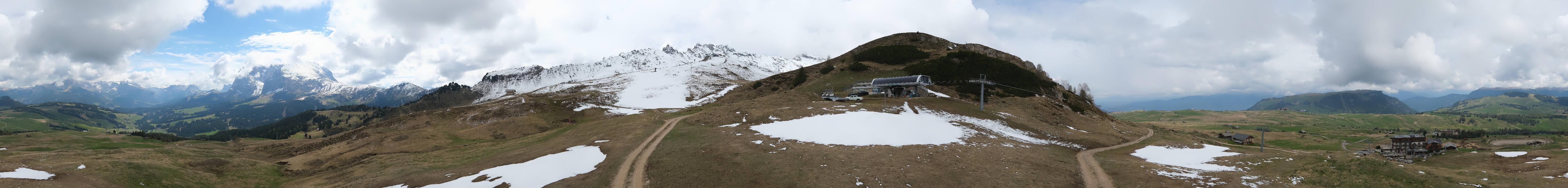 Archiv Foto Webcam Goldknopf auf der Seiser Alm