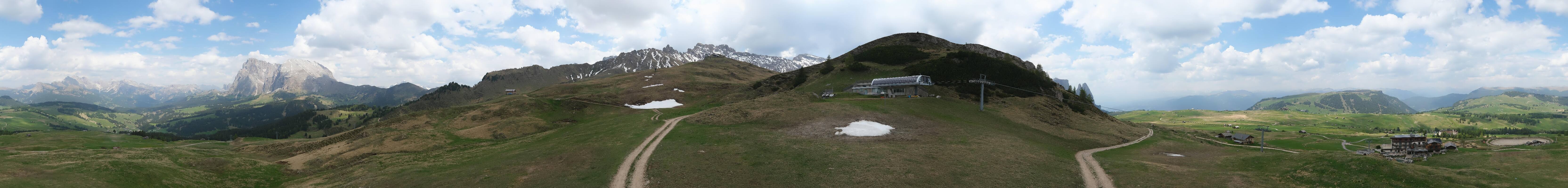 Archiv Foto Webcam Goldknopf auf der Seiser Alm