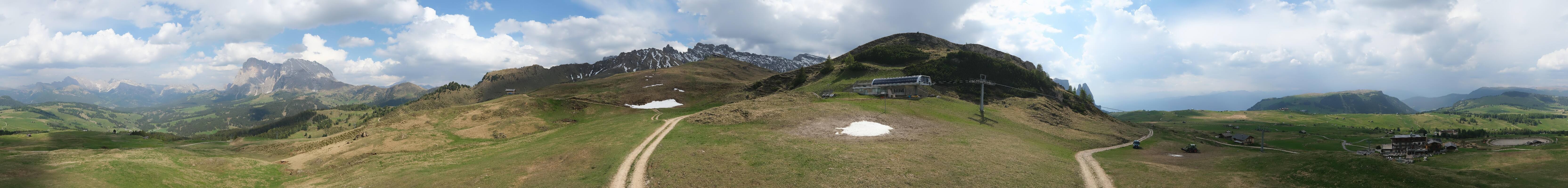 Archiv Foto Webcam Goldknopf auf der Seiser Alm