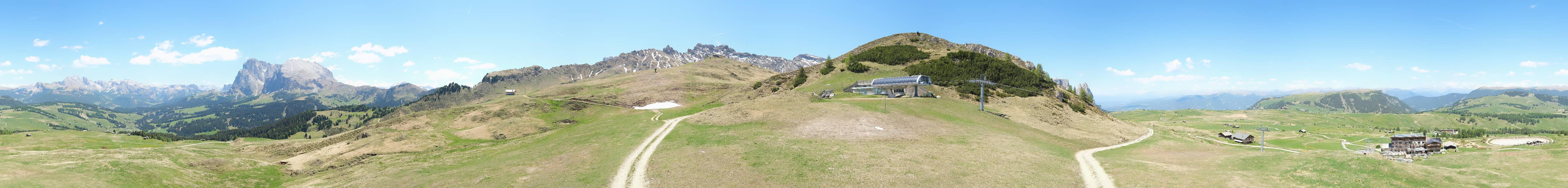 Archiv Foto Webcam Goldknopf auf der Seiser Alm