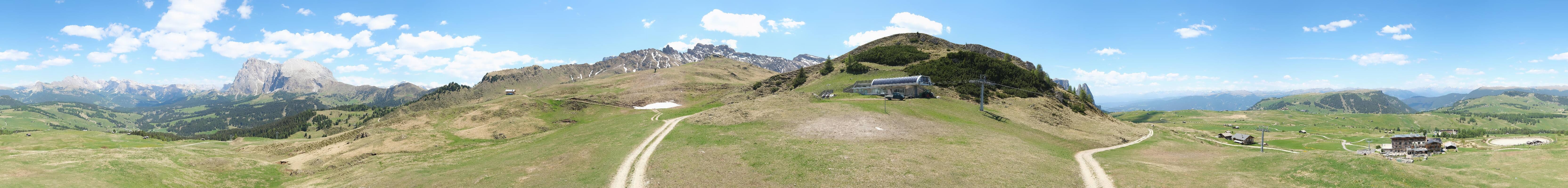 Archiv Foto Webcam Goldknopf auf der Seiser Alm