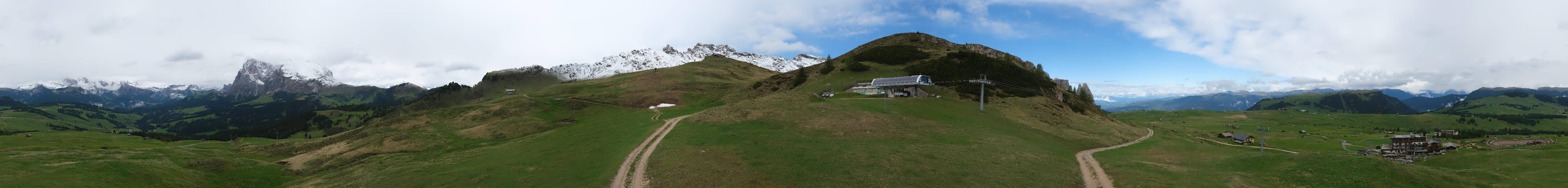 Archiv Foto Webcam Goldknopf auf der Seiser Alm