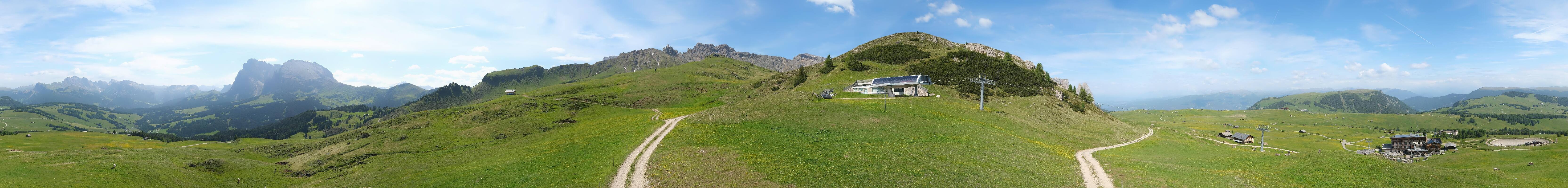 Archiv Foto Webcam Goldknopf auf der Seiser Alm