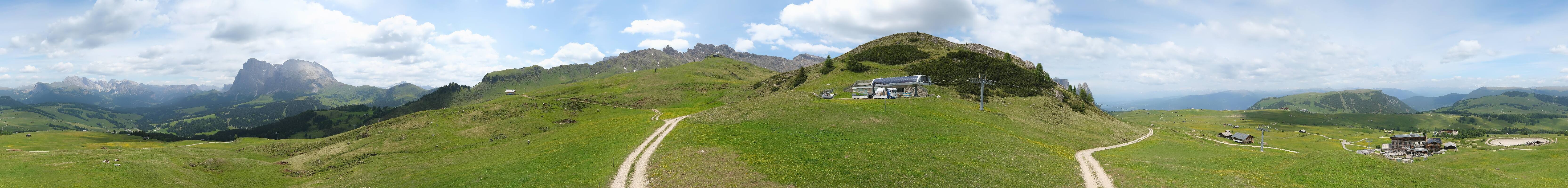 Archiv Foto Webcam Goldknopf auf der Seiser Alm
