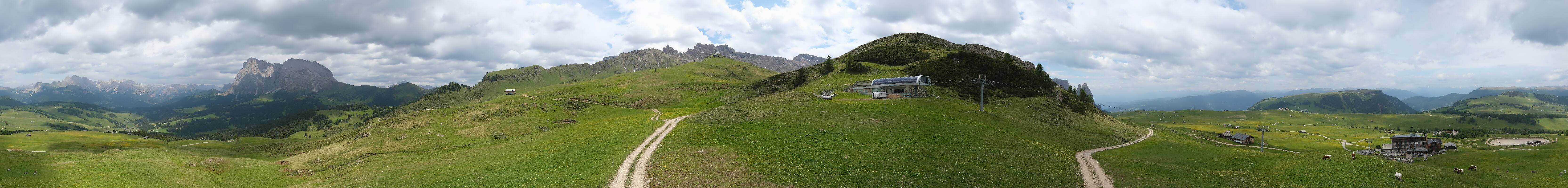Archiv Foto Webcam Goldknopf auf der Seiser Alm
