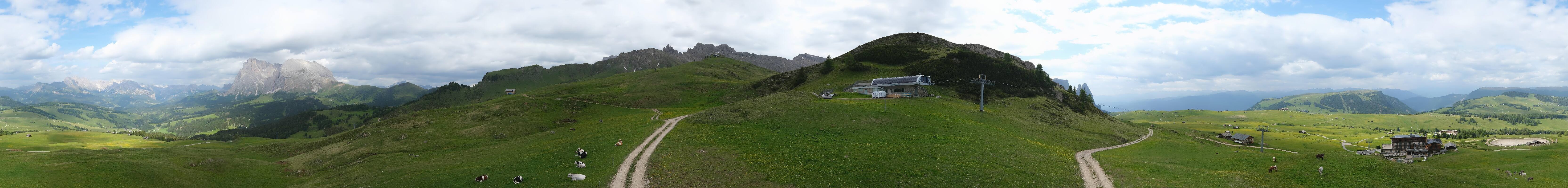 Archiv Foto Webcam Goldknopf auf der Seiser Alm