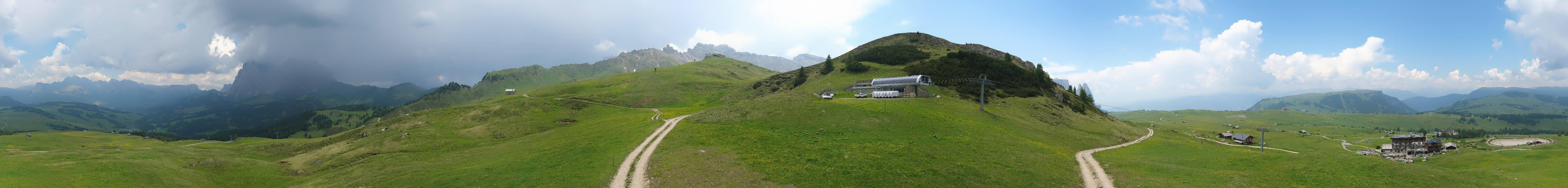 Archiv Foto Webcam Goldknopf auf der Seiser Alm