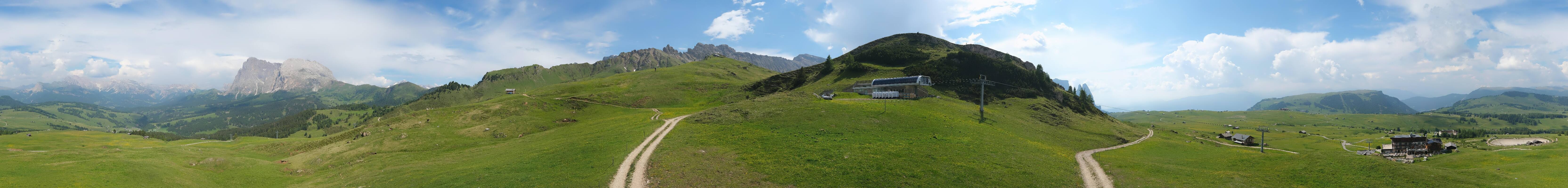 Archiv Foto Webcam Goldknopf auf der Seiser Alm
