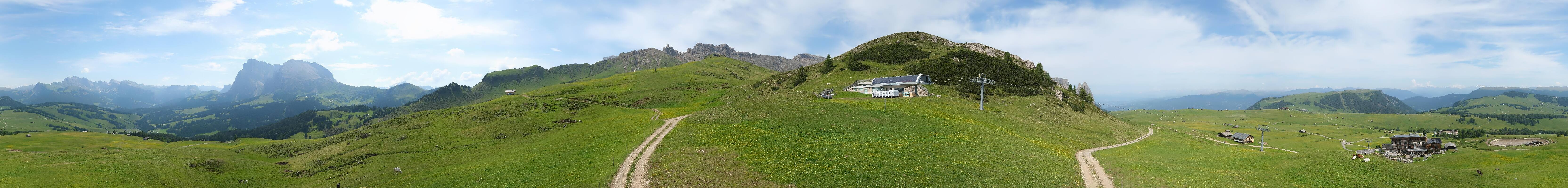 Archiv Foto Webcam Goldknopf auf der Seiser Alm