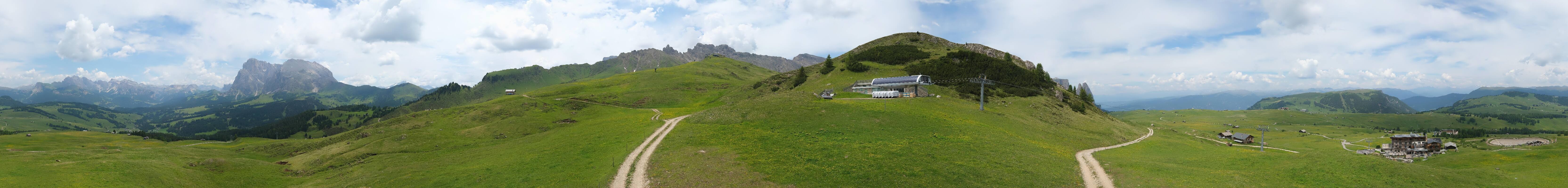 Archiv Foto Webcam Goldknopf auf der Seiser Alm