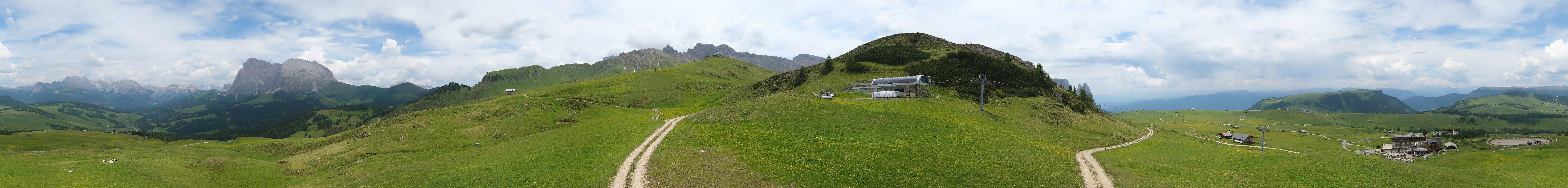 Archiv Foto Webcam Goldknopf auf der Seiser Alm
