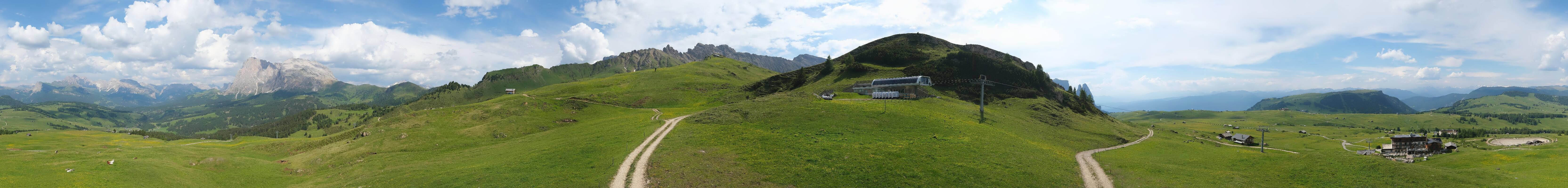 Archiv Foto Webcam Goldknopf auf der Seiser Alm