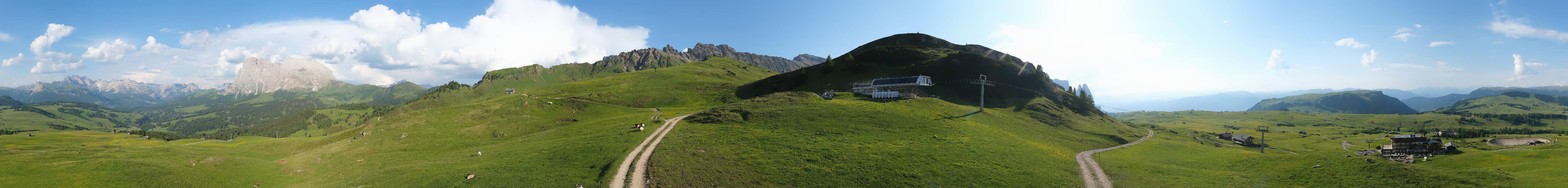 Archiv Foto Webcam Goldknopf auf der Seiser Alm
