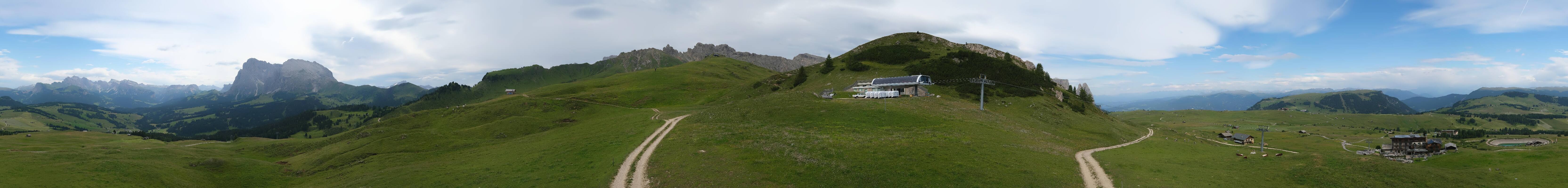 Archiv Foto Webcam Goldknopf auf der Seiser Alm