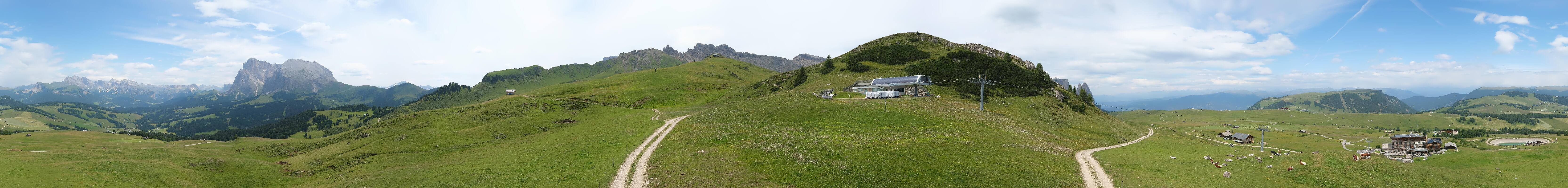 Archiv Foto Webcam Goldknopf auf der Seiser Alm