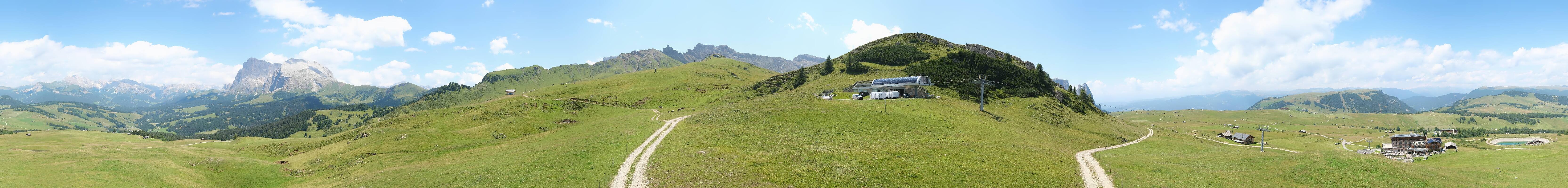 Archiv Foto Webcam Goldknopf auf der Seiser Alm