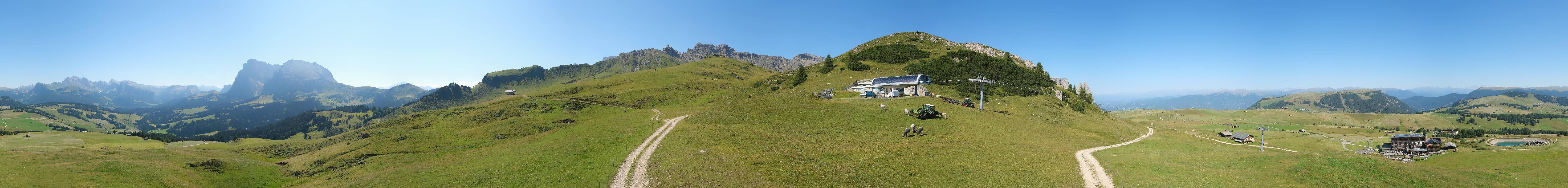 Archiv Foto Webcam Goldknopf auf der Seiser Alm