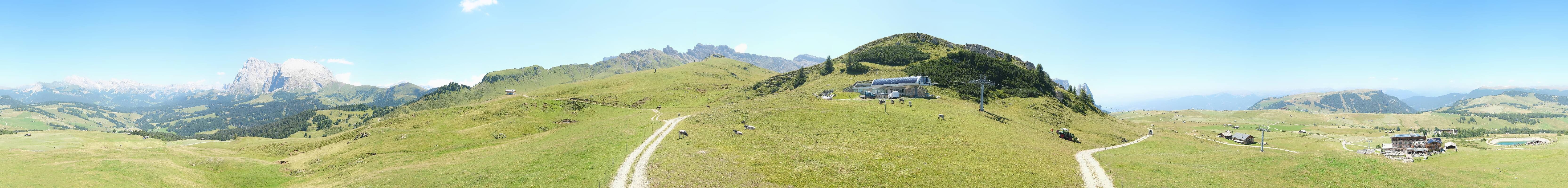 Archiv Foto Webcam Goldknopf auf der Seiser Alm
