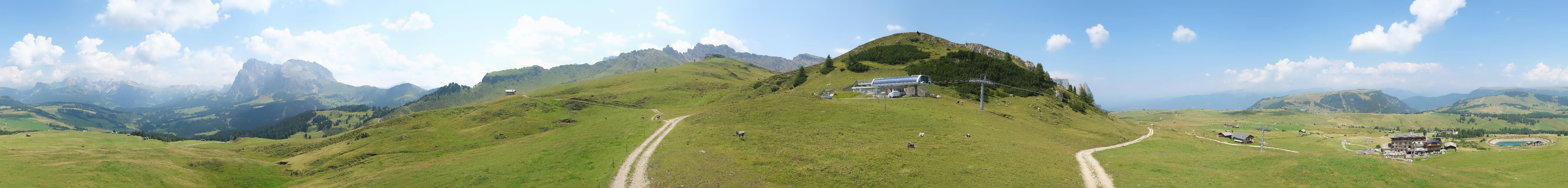 Archiv Foto Webcam Goldknopf auf der Seiser Alm