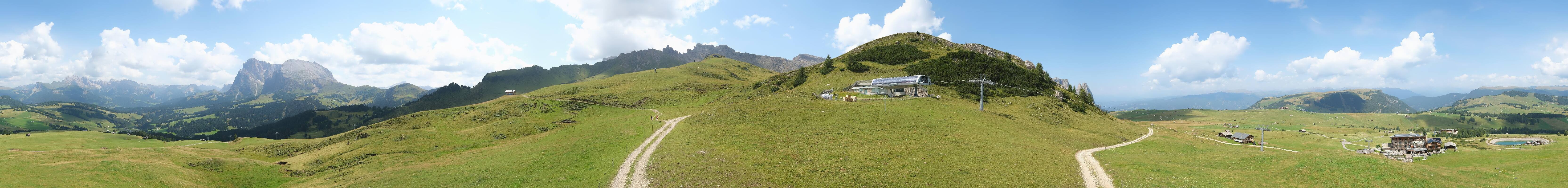 Archiv Foto Webcam Goldknopf auf der Seiser Alm