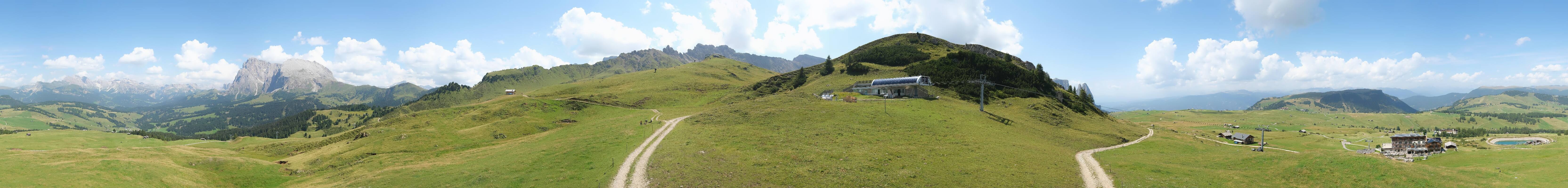 Archiv Foto Webcam Goldknopf auf der Seiser Alm