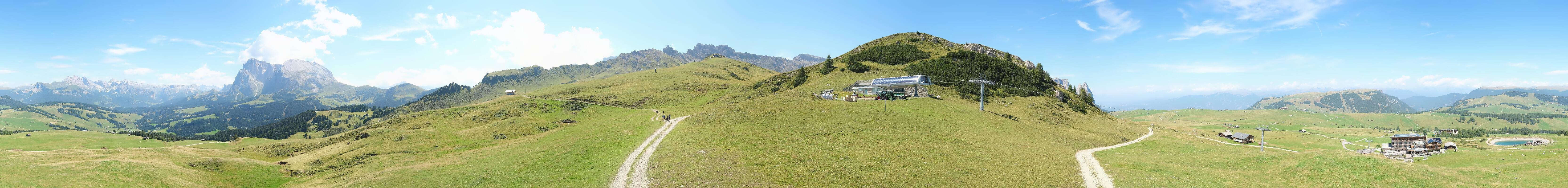 Archiv Foto Webcam Goldknopf auf der Seiser Alm