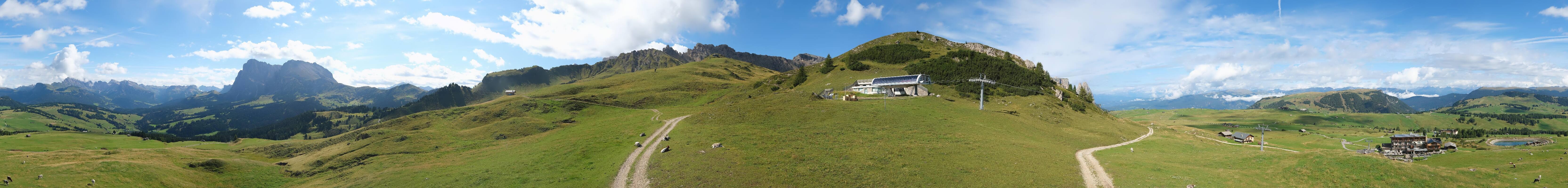 Archiv Foto Webcam Goldknopf auf der Seiser Alm