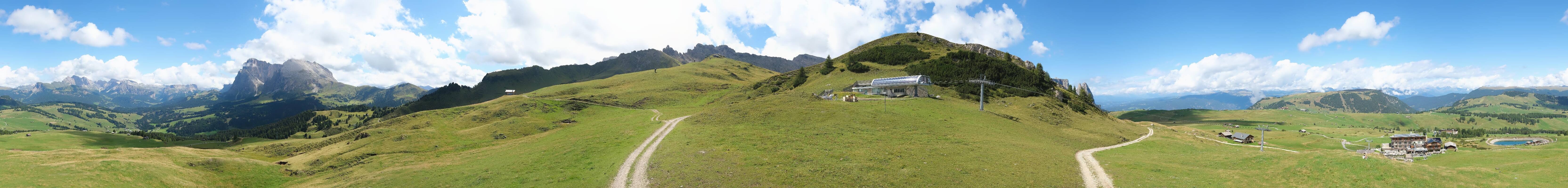 Archiv Foto Webcam Goldknopf auf der Seiser Alm